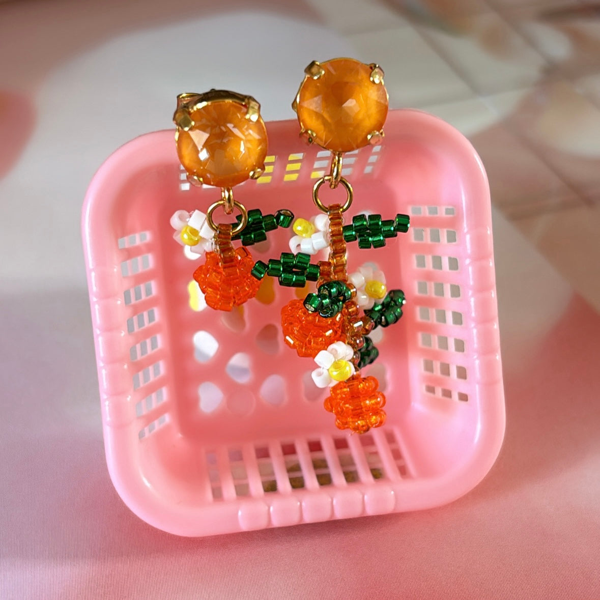 CLÉMENTINE Shiny Boucles D’oreilles