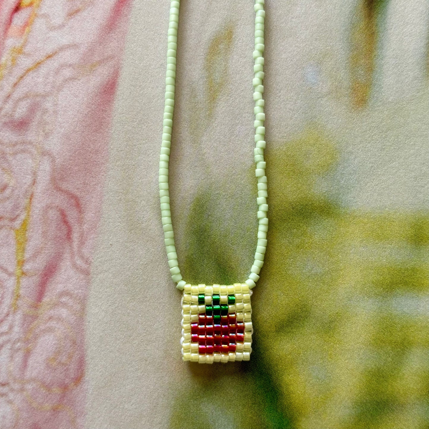 TOMATE Collier Tissé
