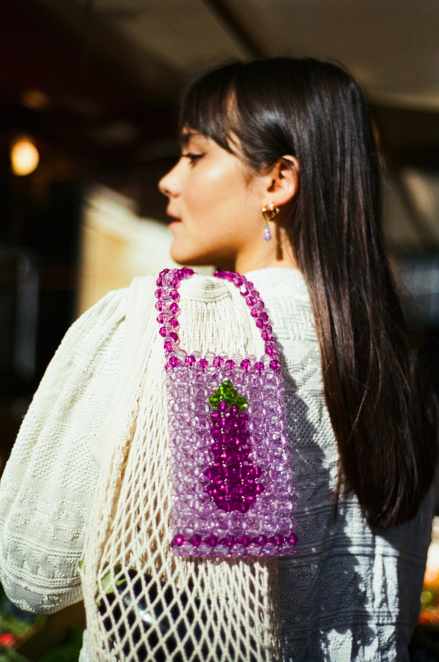 A/W Beaded Phone Bag