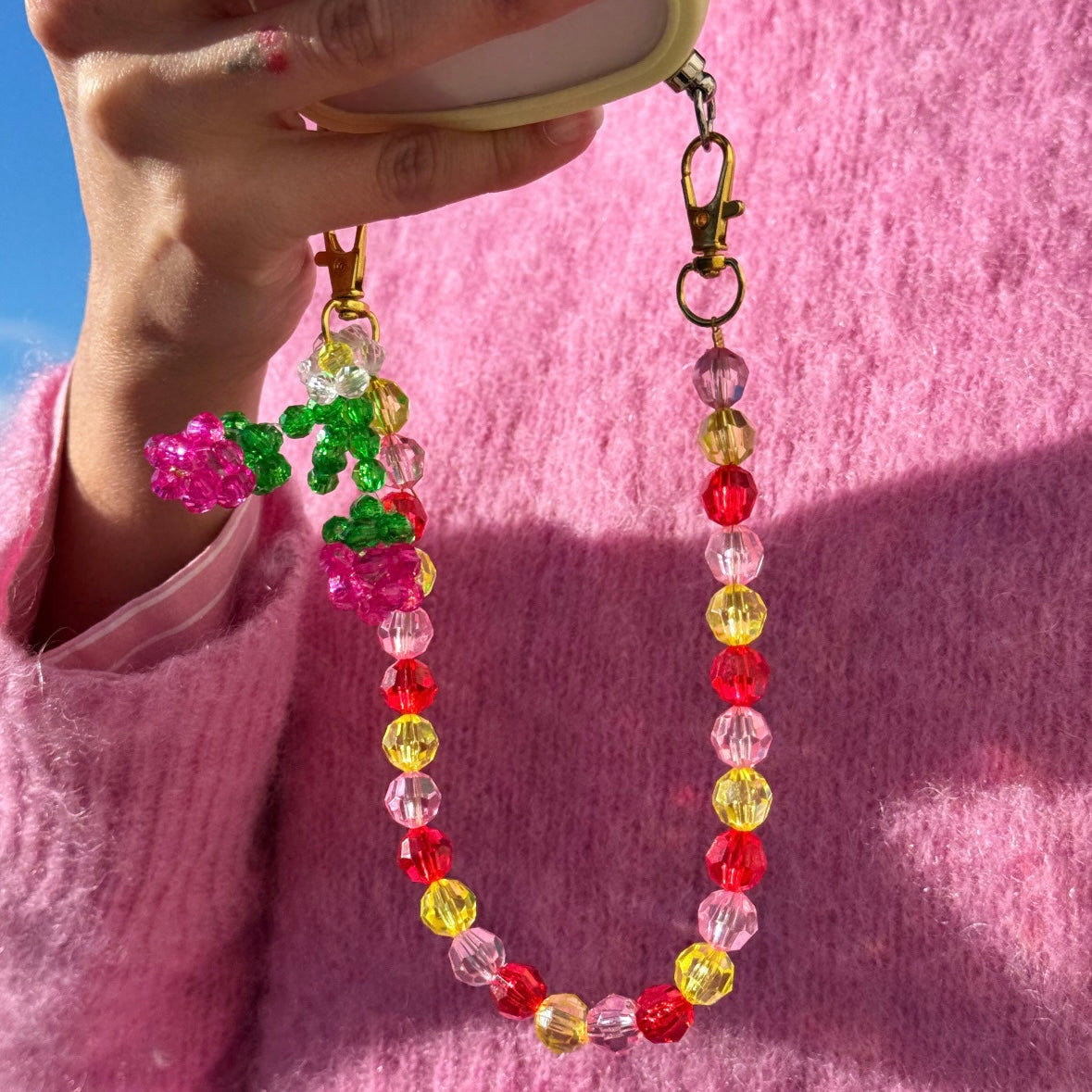 Bijou de portable FRAMBOISE