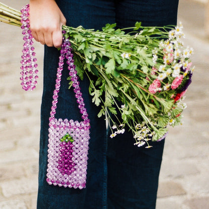 Pochette portable AUBERGINE
