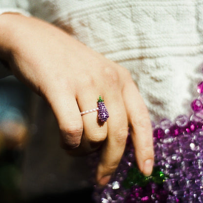Bague AUBERGINE