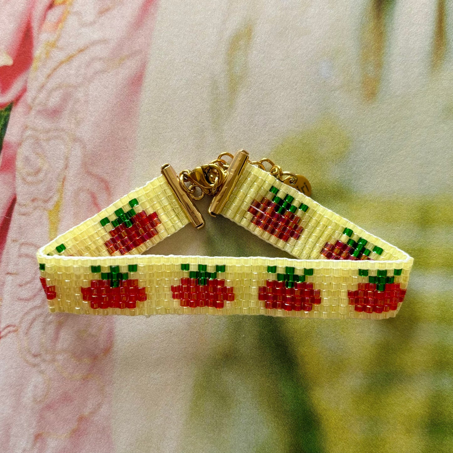 Bracelet Tissé TOMATE