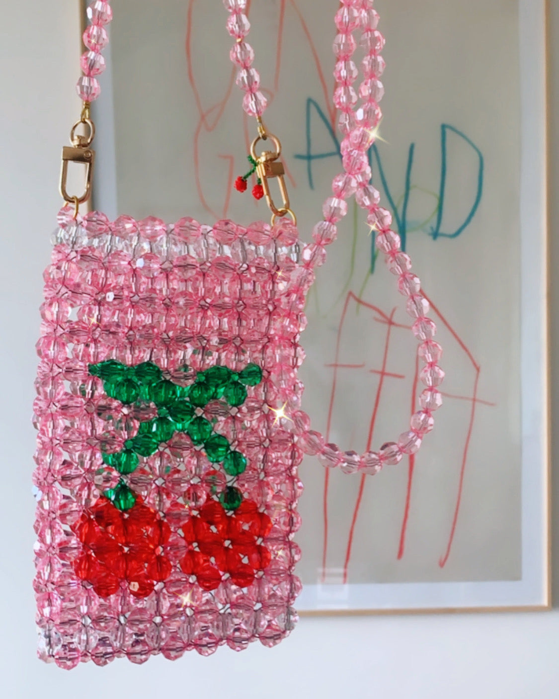 Pochette portable CERISE